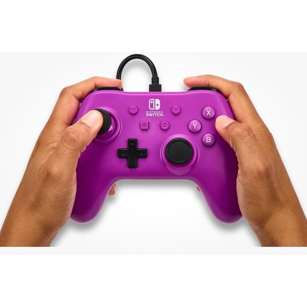 Nintendo Switch - Grape Purple PowerA Wired Controller For Nintendo Switch, New